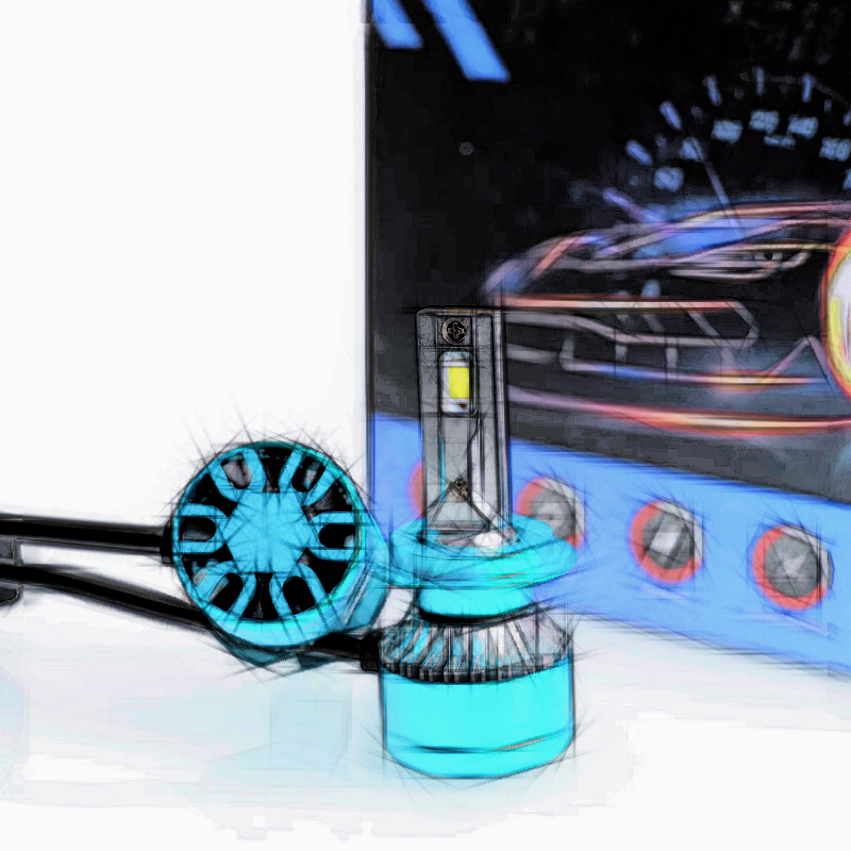 A8 H4 H7 H11 LED Headlight Bulb 60W 6000lm Car Headlights H1 H3 H4 H7 H8 H9 H10 H11 H16 9005 9006 Hi Lo Beam Single Beam Dual Be