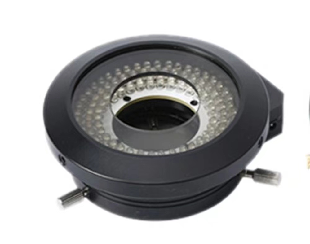 Новый Разработанный из алюминиево-магниевого сплава света микроскопа LED-120P микроскоп светодиодная кольцевая лампа регулируемый