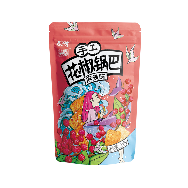 Hot sale best quality chinese instant food instant spicy Chinese fries crisp spicy peppercorn snacks with108g bolsas