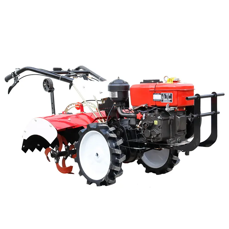 Rear Tine Rototillers 12hp Walking Tractor For Sale Garden Cultivator With Rototiller Agriculture Machinery Equipment