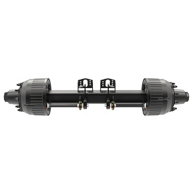 Huatong 4 axles low bed truck trailer taxles