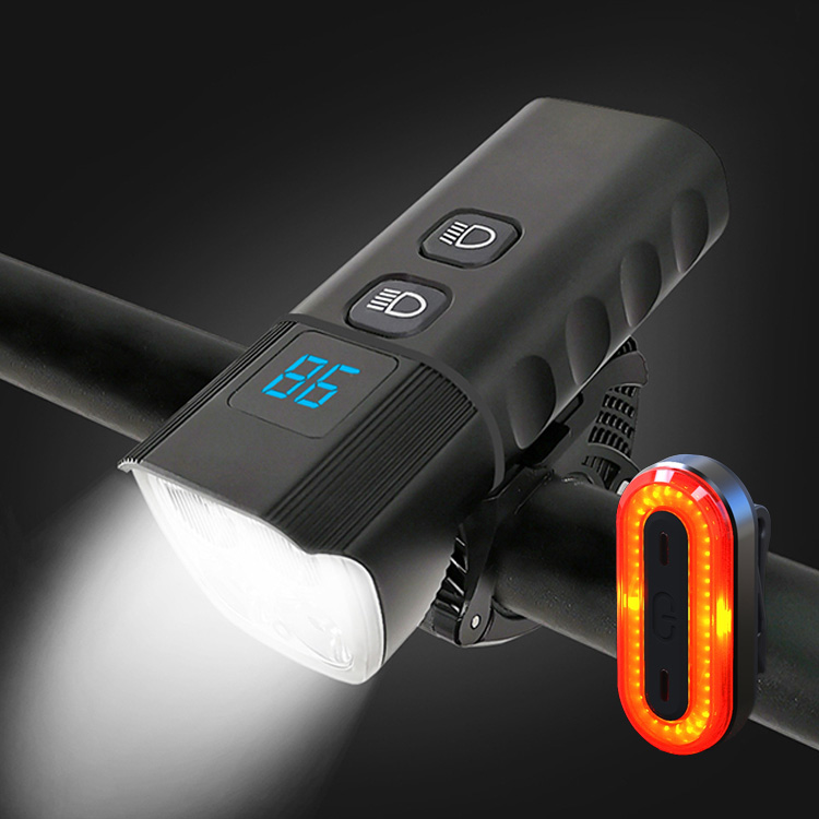 wholesale USB rechargeable bicycle front handlebar 1600Lumen bike bycycle light led bike Warning Led Bike Tail Light