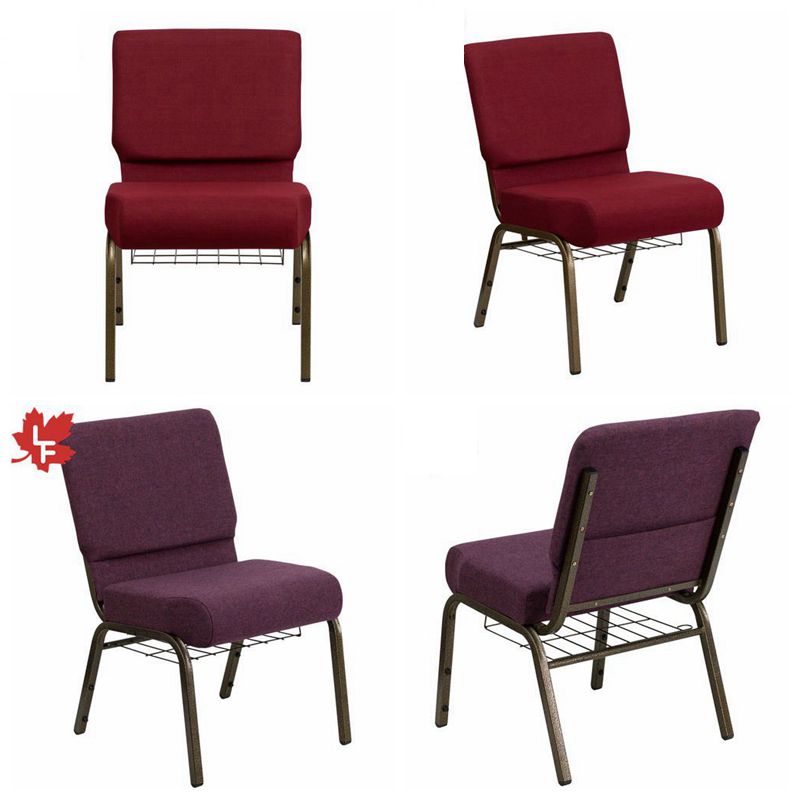 Wholesale Cheap Connecting Auditorium Chairs for Church Pulpit Modern Stackable Chair Used Pastor Church Chairs