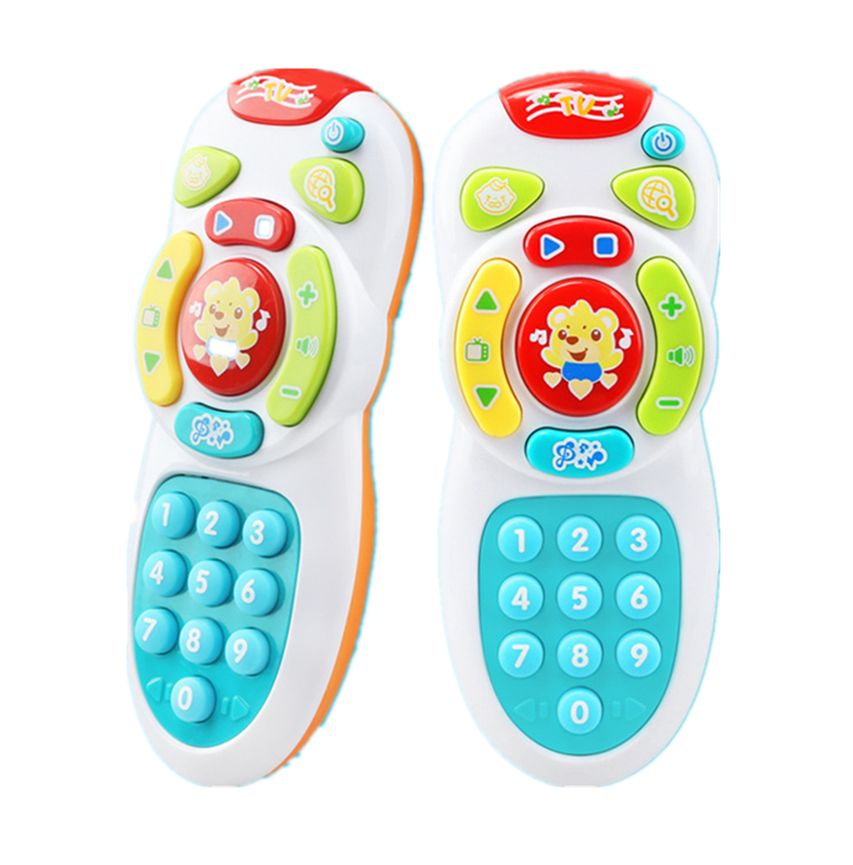 Learning Remote and Phone Bundle with Music, Fun, Smartphone Toys for Baby, Infants, Kids, Boys or Girls Birthday Gifts
