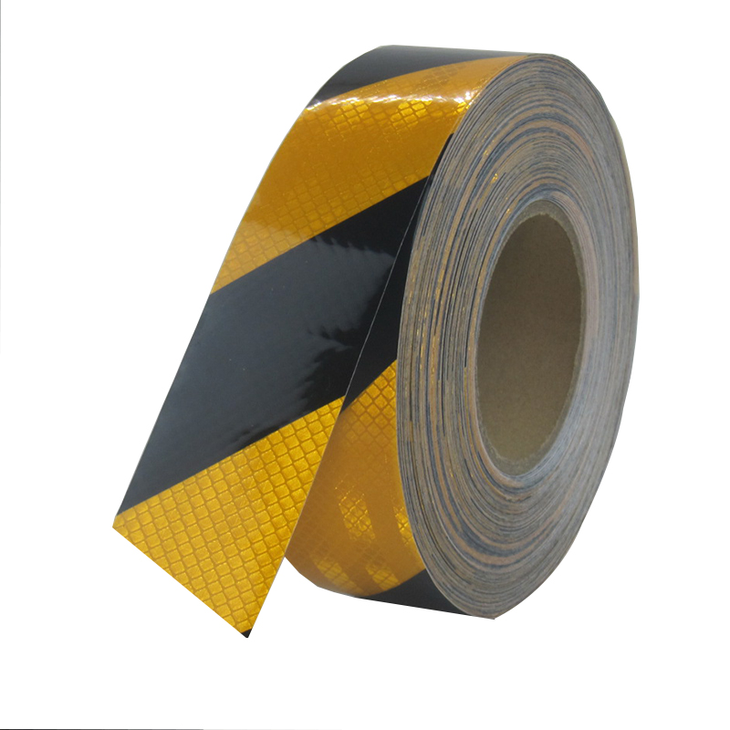 Customized High Visibility Reflective Rear Marking Plate Reflective Chevron Stickers For Heavy Vehicle