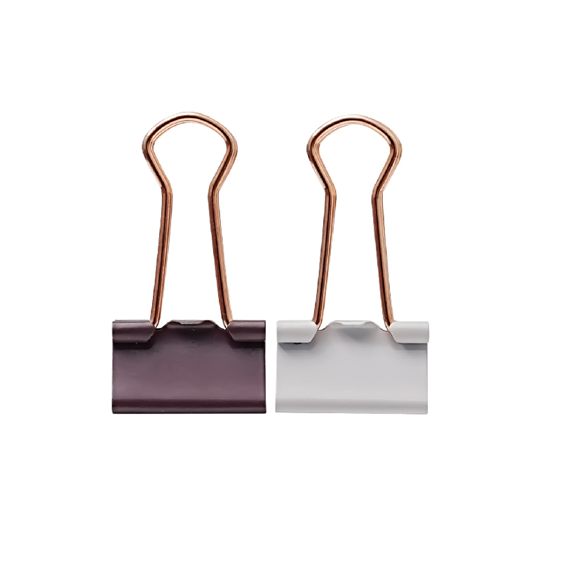 Binder Clips Small Paper Clamps for Office Supplies 19mm Fancy Metal Binder Clips Paper Clips
