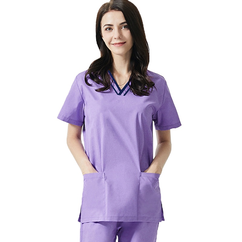 Cute Customized Uniform Scrubs Suit Uniform Stylish Quality Rayon Reusable Stretch Quality Online Medical Dentist Uniform