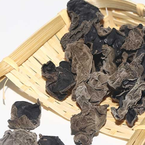 thick and good taste Dried black fungus