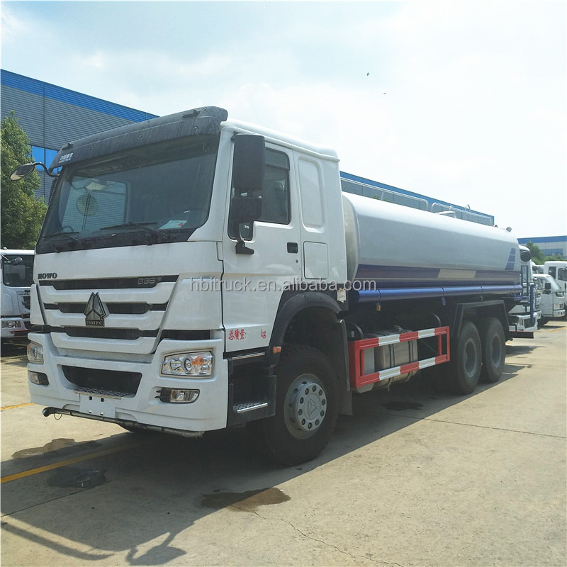 6x4 Euro 2 HOWO 20000 литров RHD LHD водный танкер
