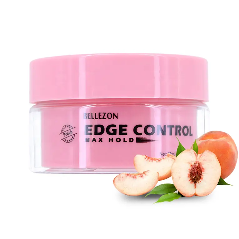 Private Label Water Based 24 Hour Hold Peach Scented Women Edge Control