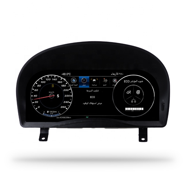 Цифровой спидометр для Toyota Alphard 12,3-2015 30, с сенсорным ЖК-дисплеем, 2018 дюйма