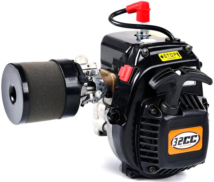 32cc 4 болта газовый двигатель для HPI Rovan KM HSP FG 1/5 RC автомобиля 81026