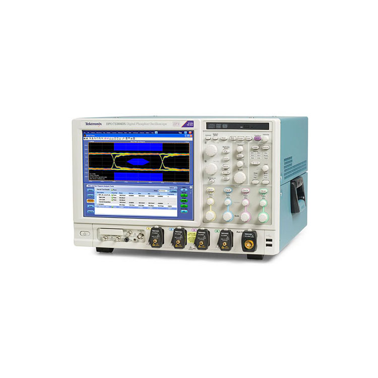 Tektronix DPO72304DX 4 ГГц-33 ГГц каналов 4 + 16 смешанных сигналов и цифровых люминофорных осциллографов