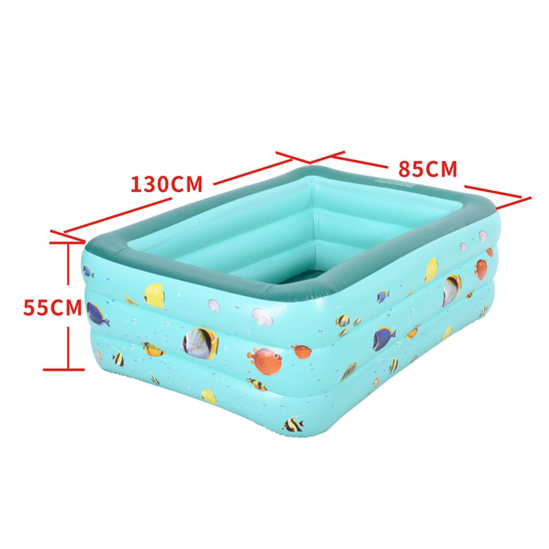 Adult and Kids PVC Inflatable Swimming Pool Big Folding Design for Indoor and Outdoor Use with Plastic Accessories