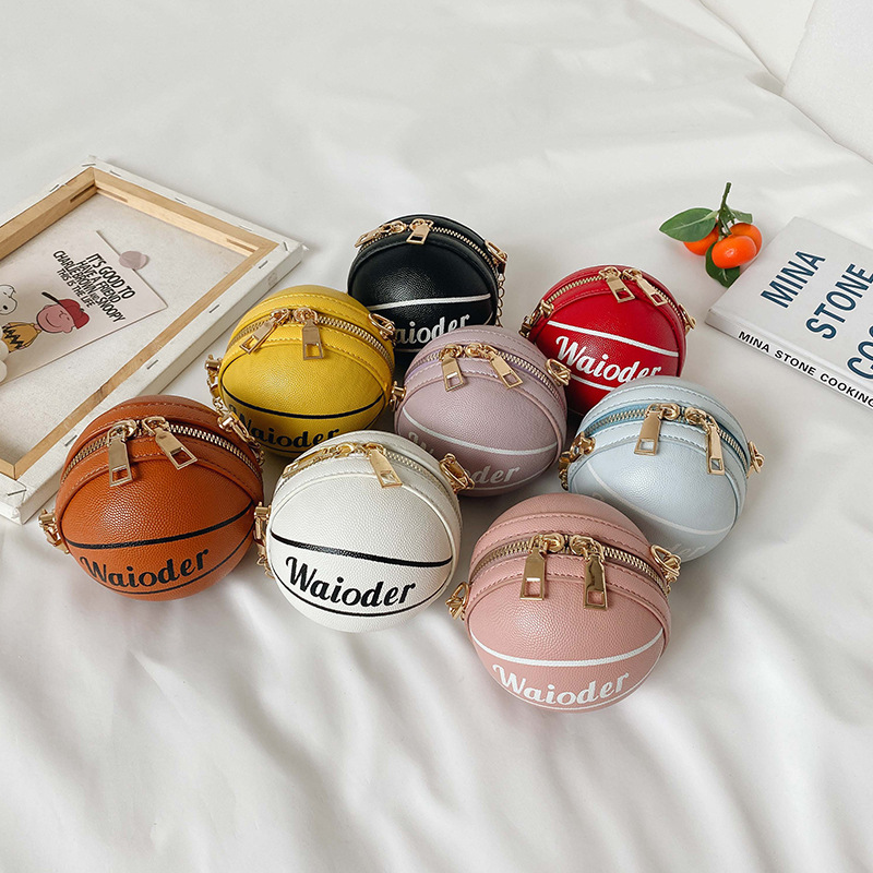 Latest design fancy girls women mini kids purse basketball purse bags women handbags
