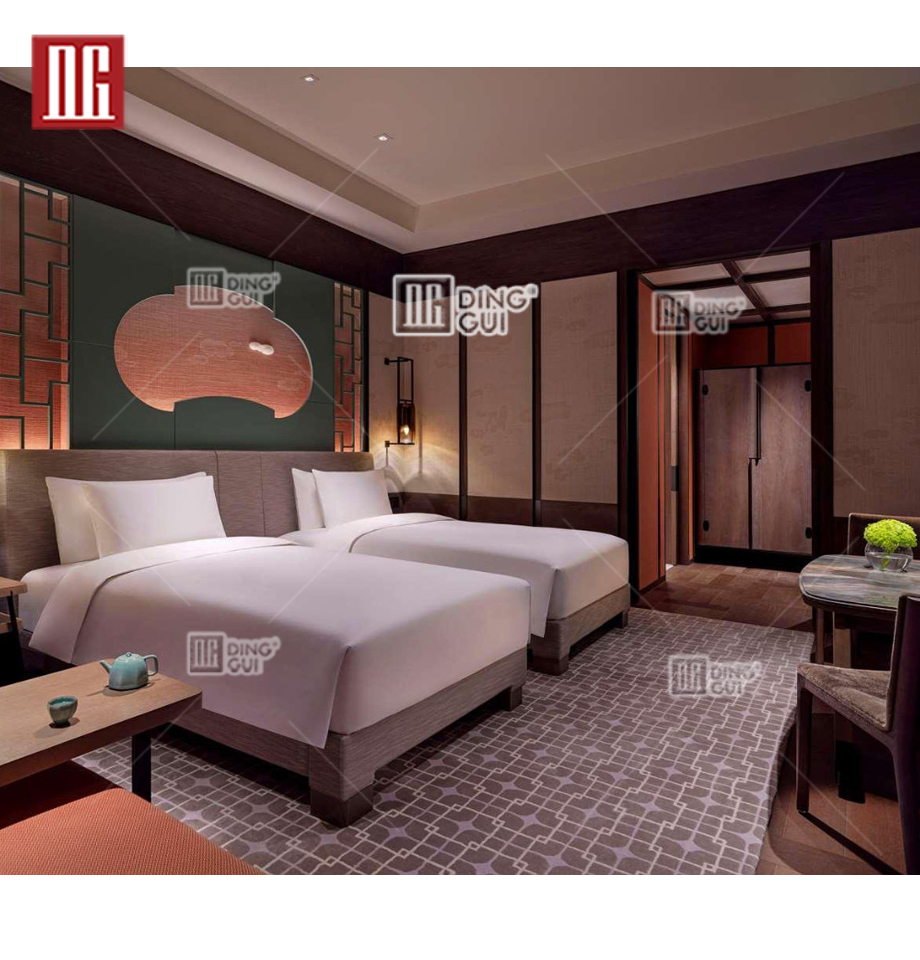 Simple and modern 5 star hotel bed and breakfast soft bed hotel furniture