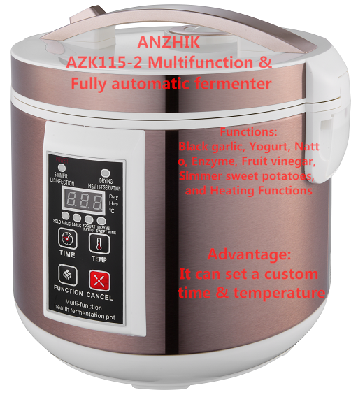 Anzhik 5L черный чеснок fermener/Пищевая промышленность ферментер/ферментация машина,/Здоровье ферментации домашней кухни прин AZK115-2