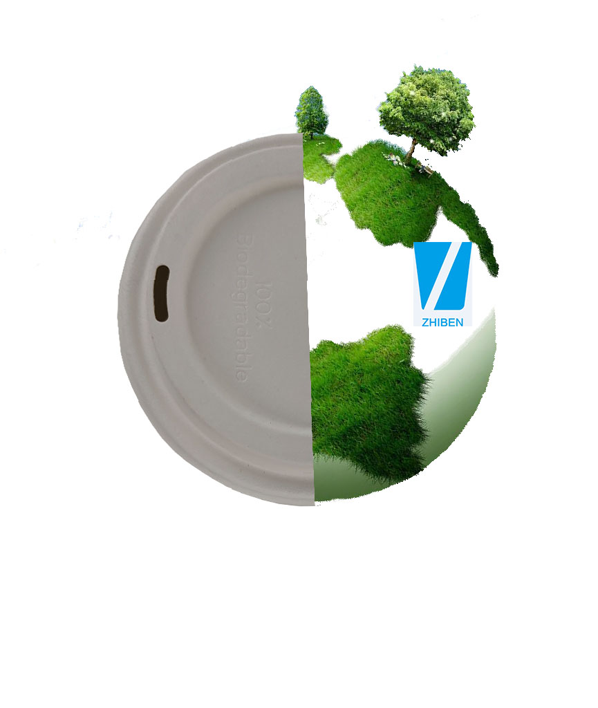 Compostable biodegradable containers compostable biodegradable coffee paper pulp cover lid productos eco friendly cups lids