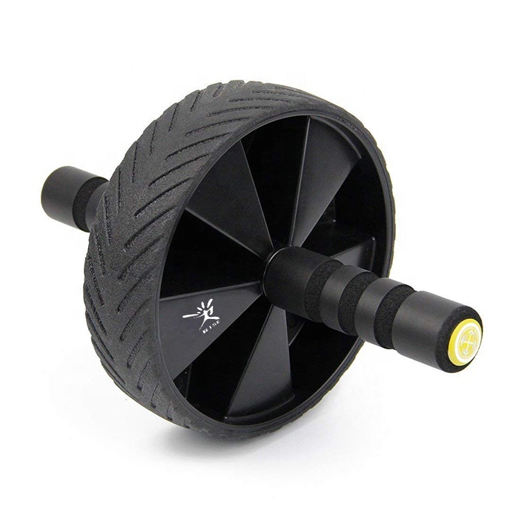 Ролик для тренировок AB Wheel и Push Up Bar, оборудование для домашнего спортзала и упражнений, ролик для тренировок с нескользящим резиновым наколенником