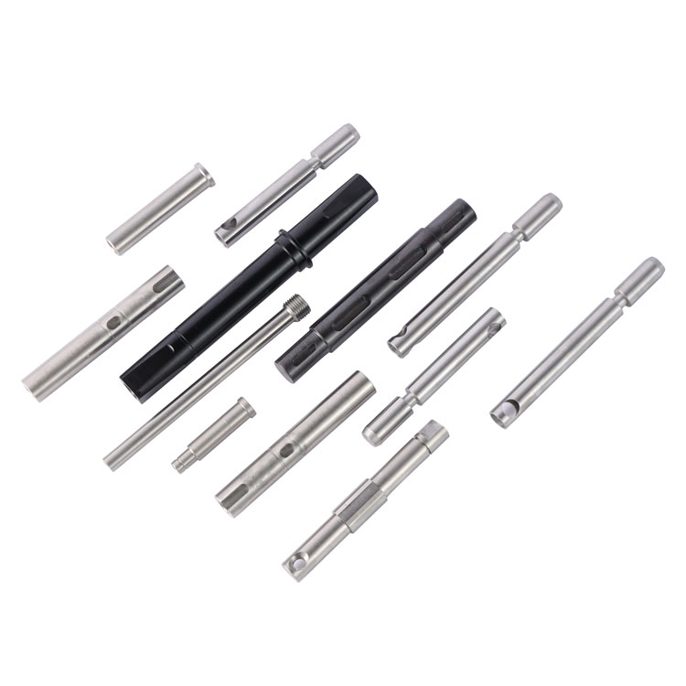 Professional micro knurling stainless steel high tolerance electric motor fan shaft by CNC turning