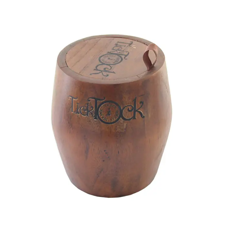 Customized handmade vintage wooden barrel for packing