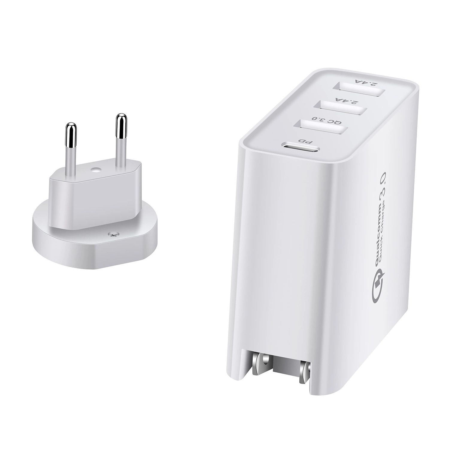 48 Вт EU USB Type-C PD адаптер QC 3,0 быстрое зарядное устройство 4 порта для телефона Быстрая зарядка для путешествий