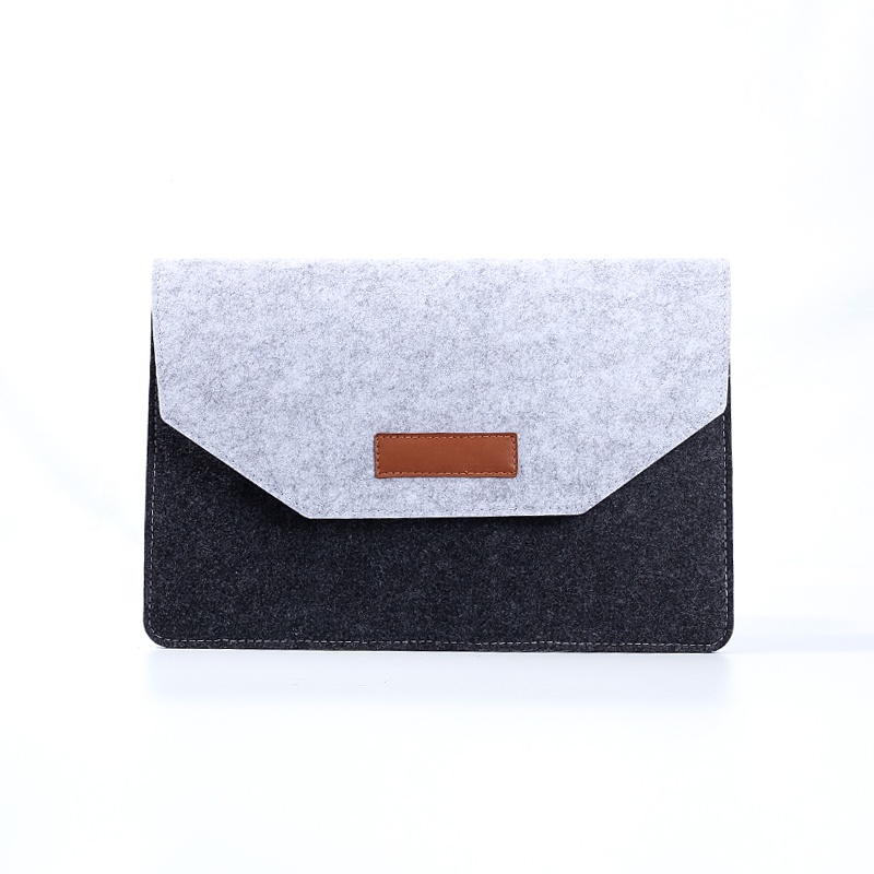 Fashionable laptop pouch soft nylon sleeve laptop pad sleeve messenger laptop bag