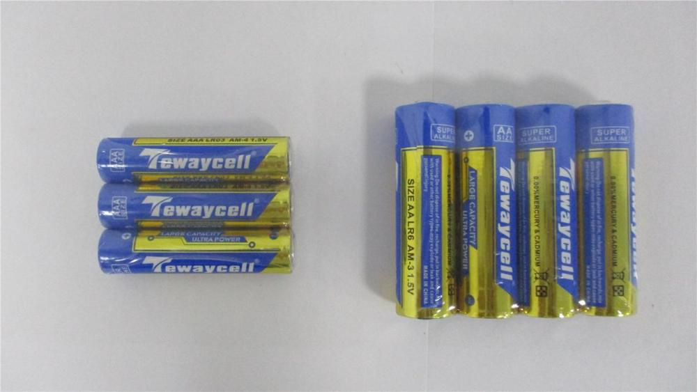 Новое поступление LR6 AA 1,5 V 2500mah щелочные сухие батареи