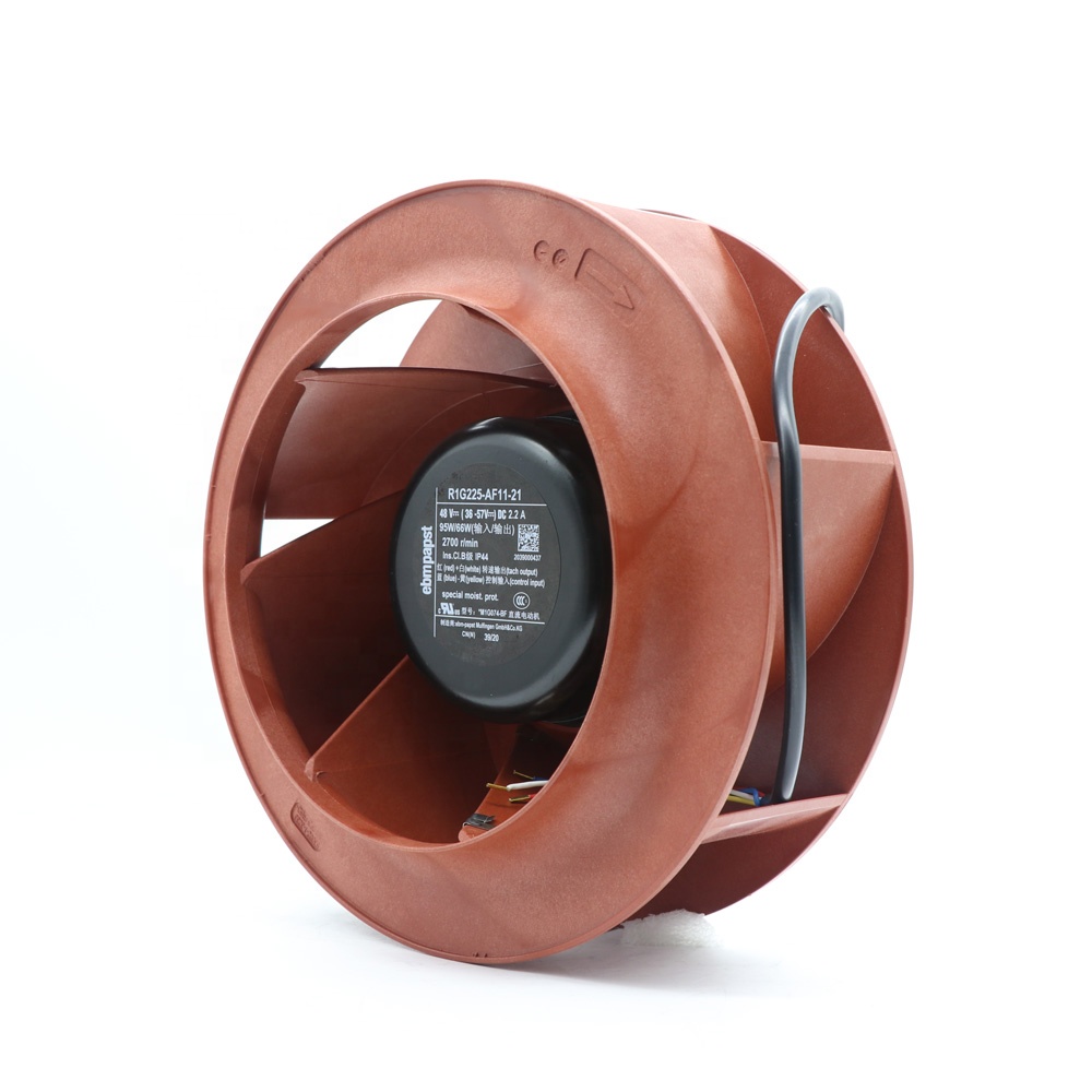 Ebmpapst R1G225-AF11-21 225 мм 95W 2.2A EC с загнутыми назад лопатками центробежный шкаф для сетевого сервера Вентилятор охлаждения