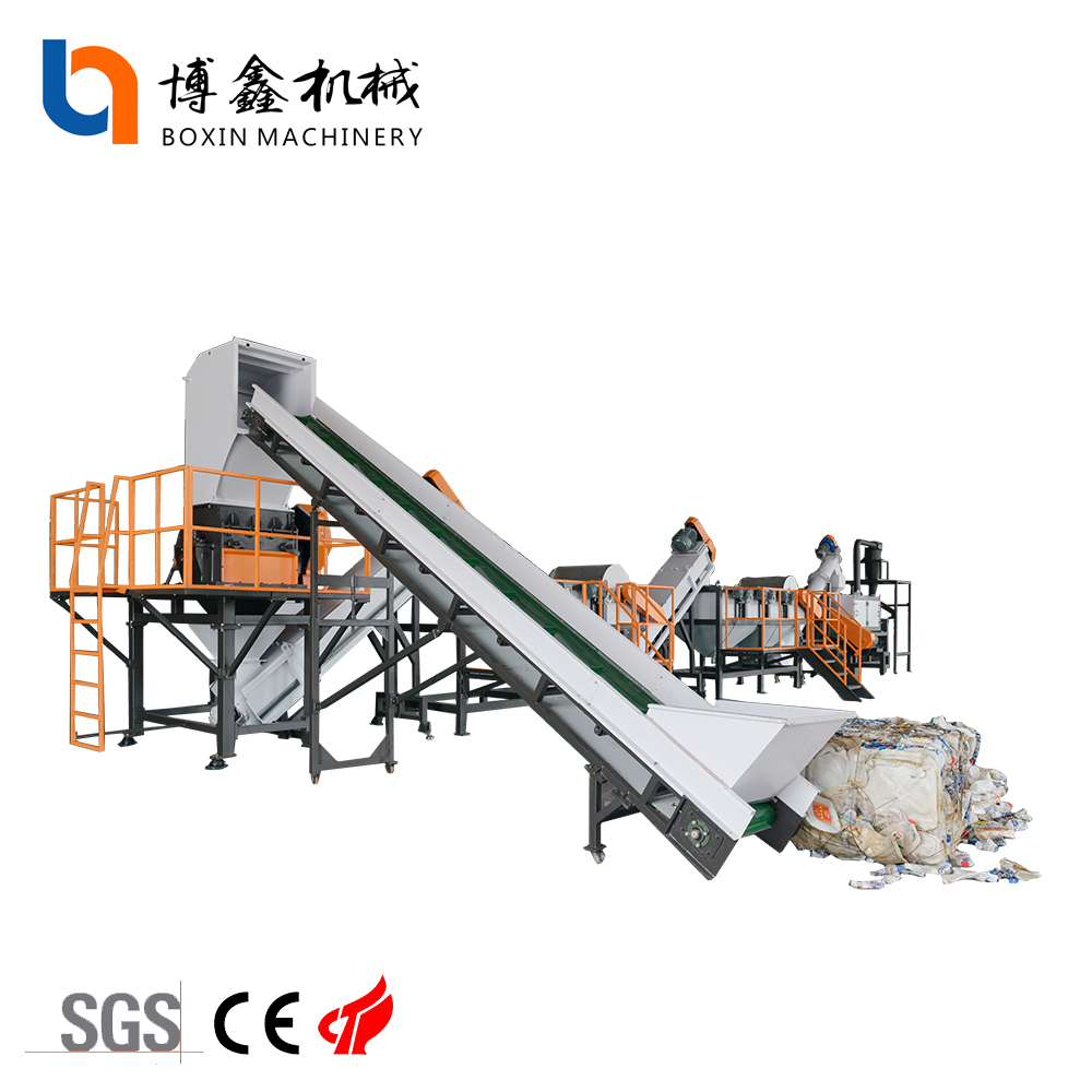 High Efficiency Waste Plastic HDPE Drum Recycling Machine Make Recycling Washing PP PE Bottle Washing Line Clean Plastic Flakes