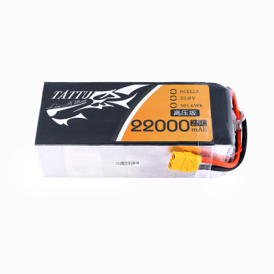 TATTU 22000mAh 22,2 V 6S 488wh LiPO батарея Burst 25C для большой нагрузки мультиротор FPV Дрон гексакоптер Octocopter