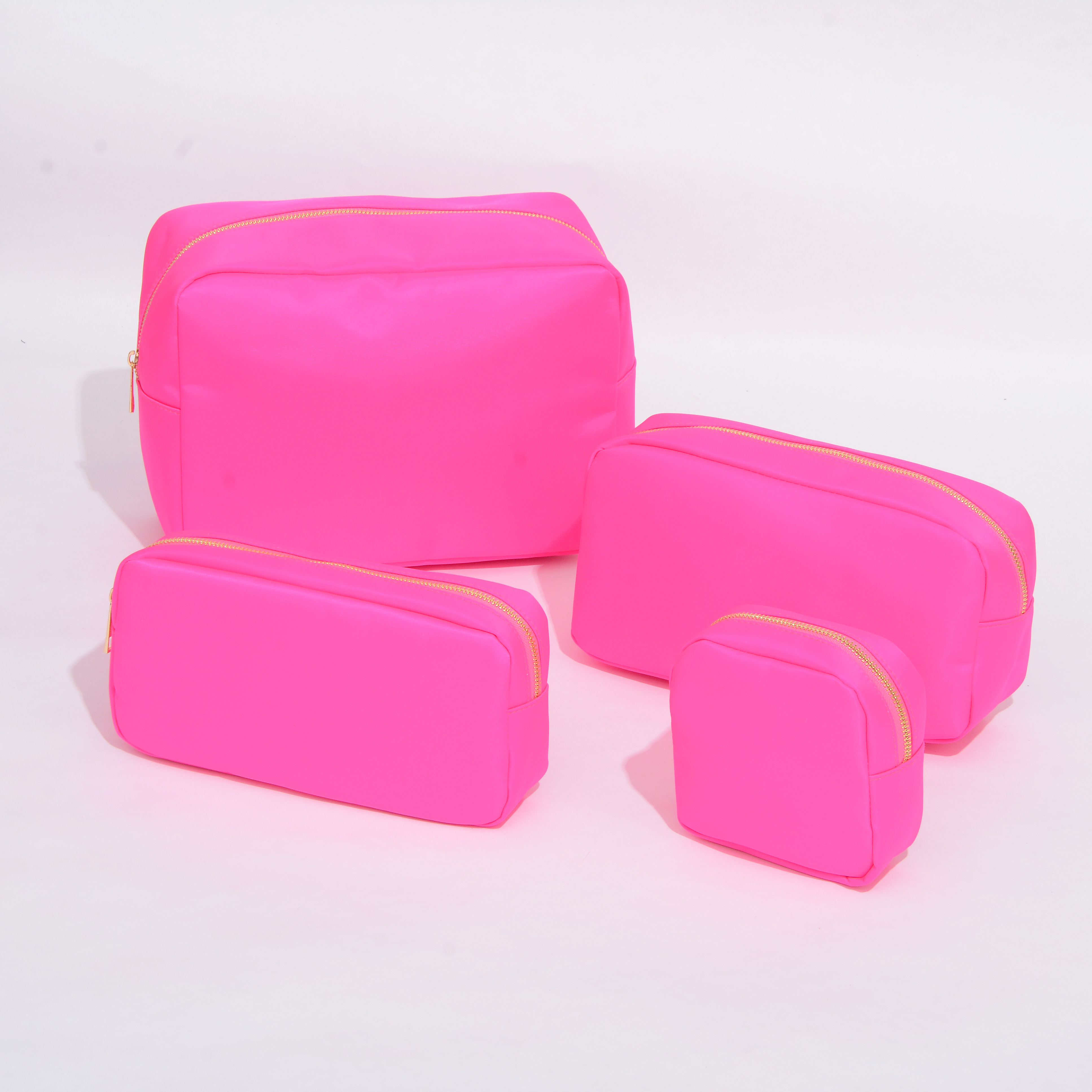 Custom beauty cosmetic bag toiletry organic nylon cosmetic pouch with custom printing