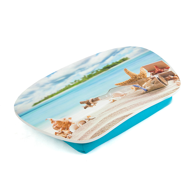 Summer Style Lap Desk Tray for Home Office Students Use as Computer Laptop Stand and Phone IPad Holder with Pillow Cushion