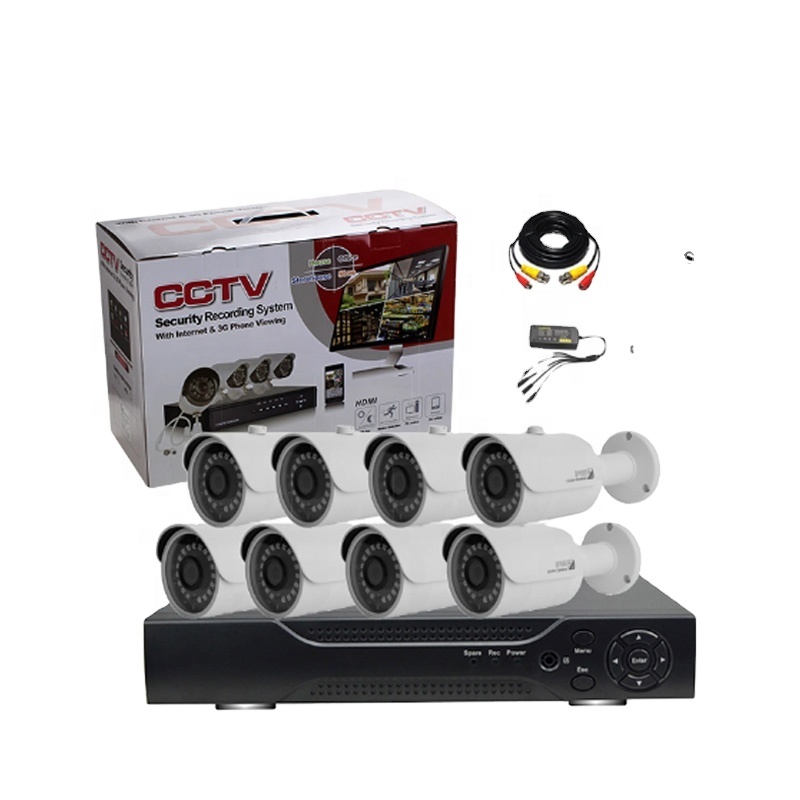 8CH 1080P ночное видение H.264 комбо видеорегистратор AHD DVR камера системы видеонаблюдения на открытом воздухе 2mp Bullet камера NST-AK8202N CN;GUA ENSTER