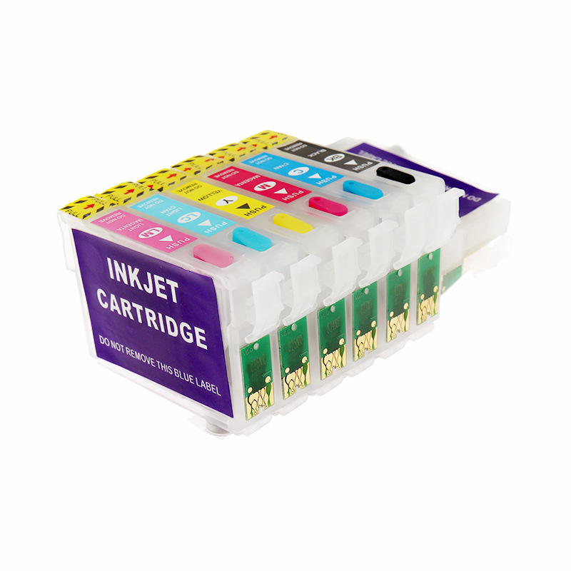 Suitable rice Ep T0811-6 Stylus Photo 1410(A3)/R295 Filling ink cartridge