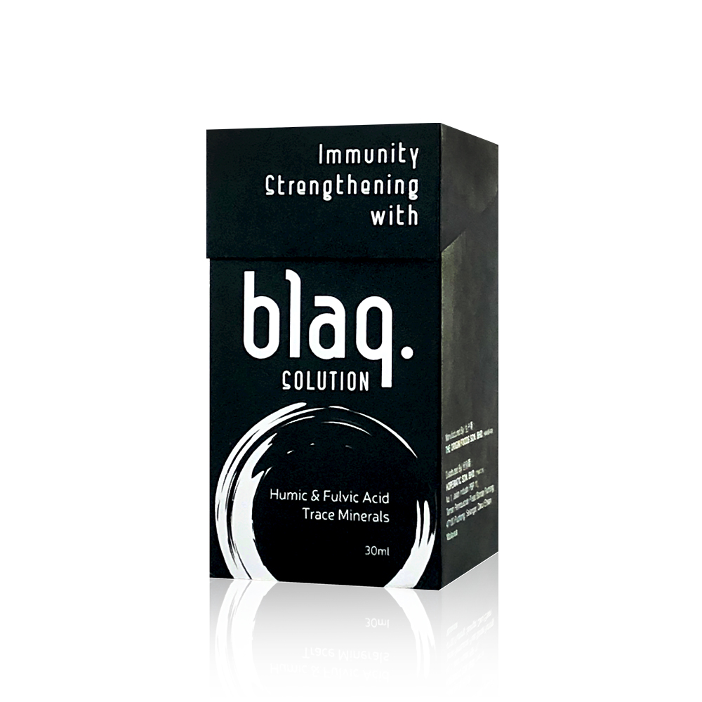 Раствор Blaq для укрепления иммунитета, гуминовая и фульвовая кислота, минералы, частная торговая марка, производство Oem