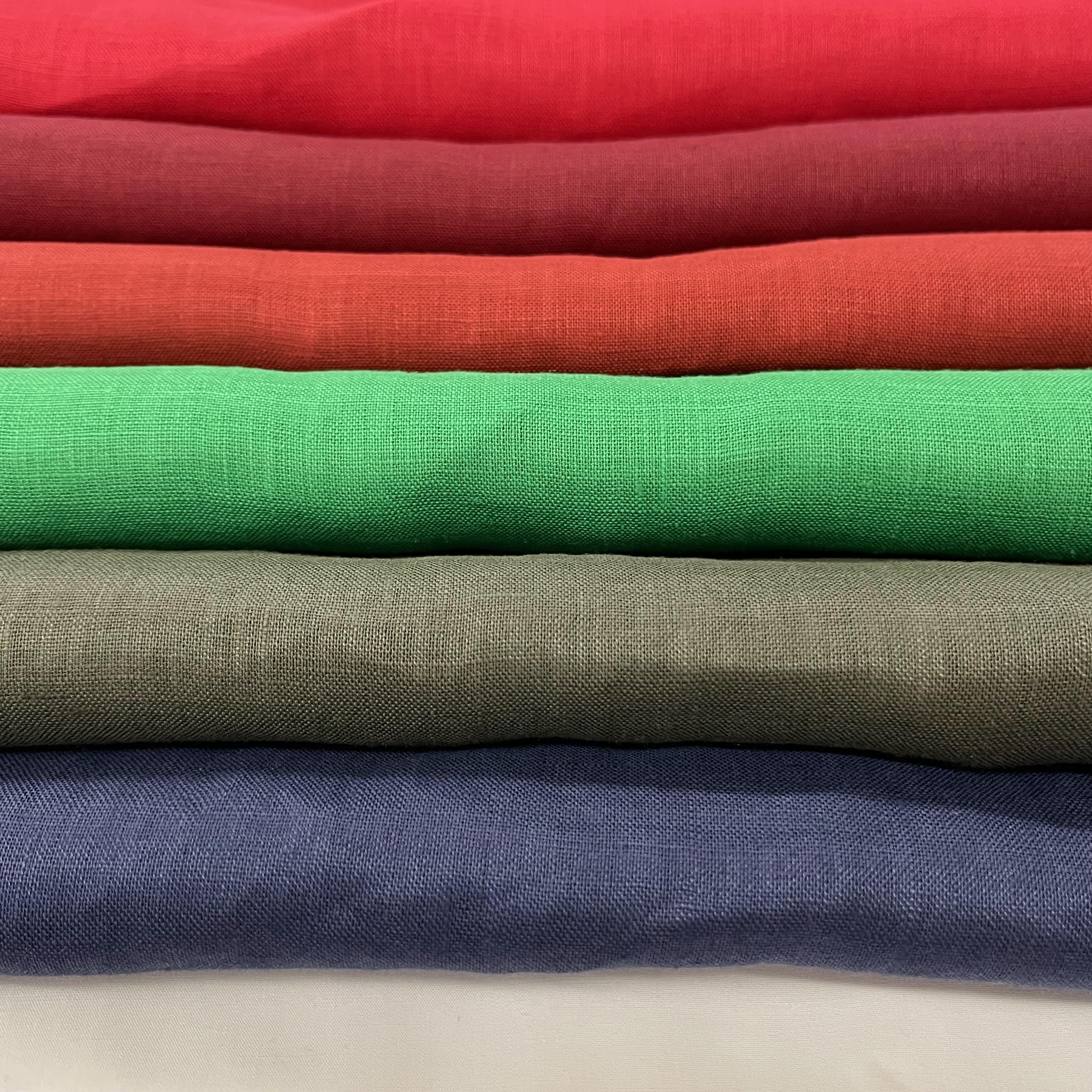100 linen Clothing fabric Dyeing fabric