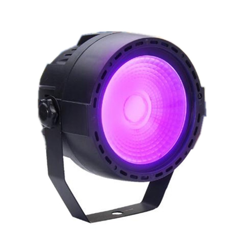 Guangzhou hot selling DMX512 control 30w RGBW UV led flat mini cob par can light for night club wedding disco