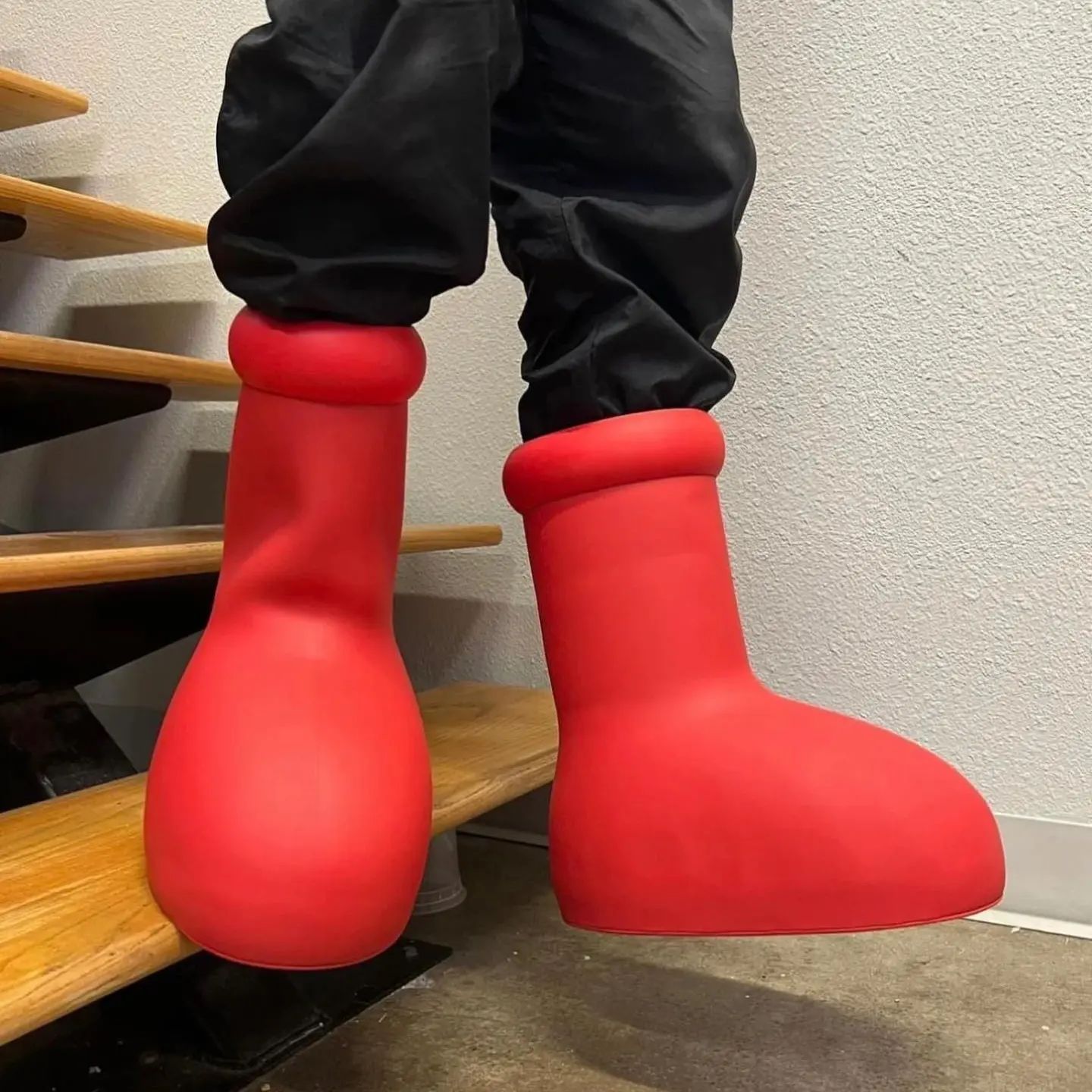 Astroboy Astro Boy обувь, резиновые Мультяшные дизайнерские ботинки Astroboy Botas Astro Boy большие красные сапоги