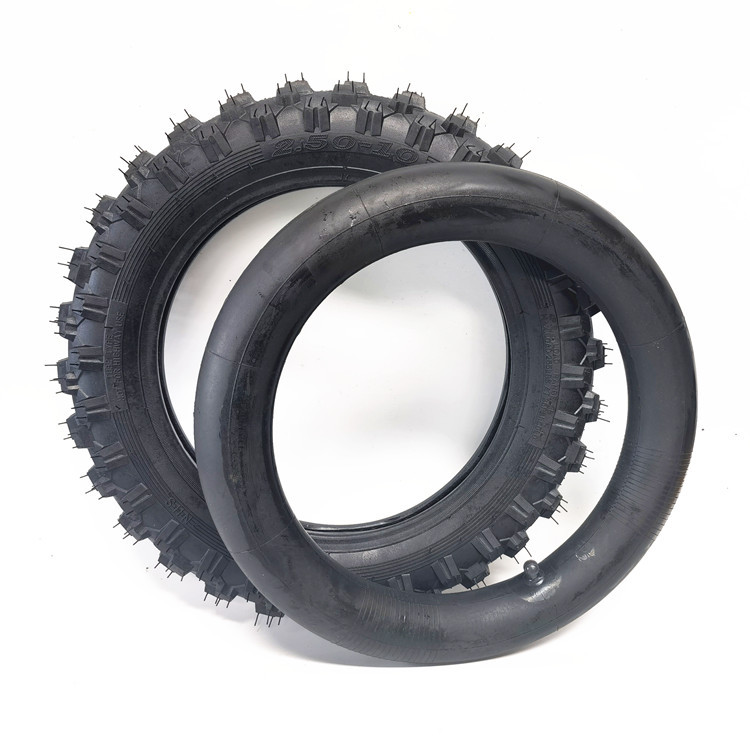 Motorcycle tire and tube