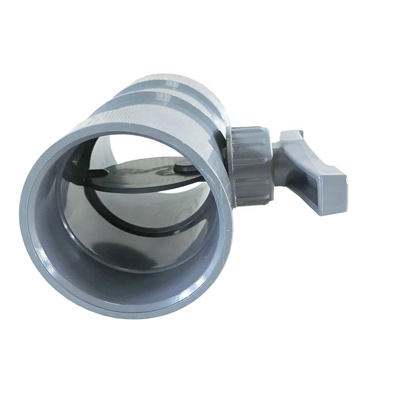 PP Manual Air Check Valve Pneumatic Flow Control Air regulator Valve Actuated Hand Operated Plastic Air Duct Dampers