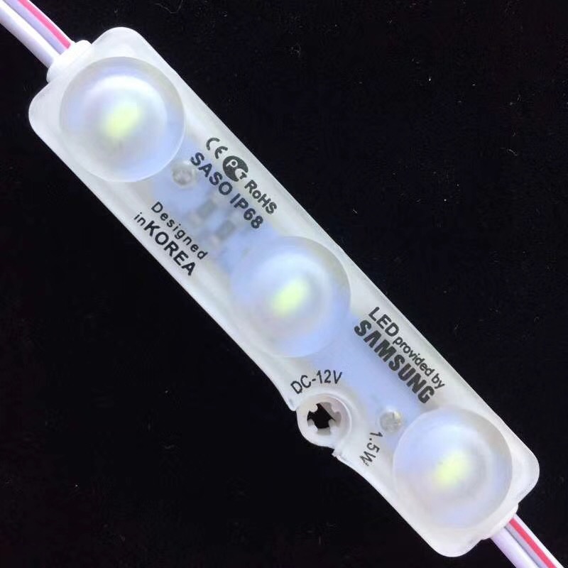 12V светодиодный рекламный светодиодный светильник SMD 5050 5054 5730 3528 3-chips светодиодный модуль