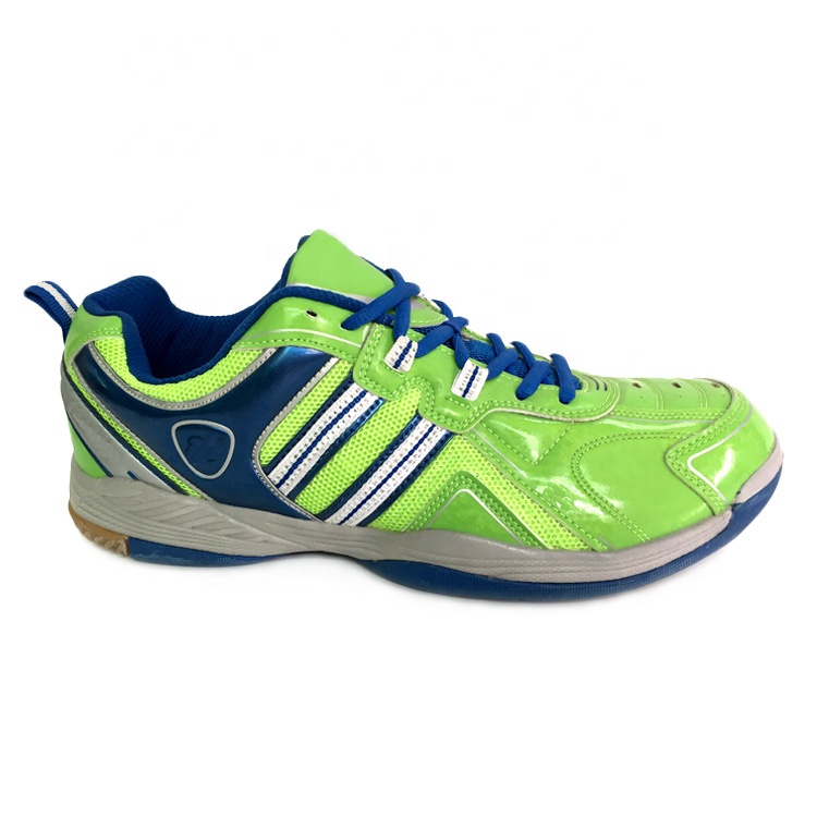 New Arrived Flat Yellow Color Badminton Shoes
