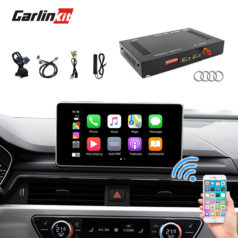 Беспроводной Carplay Box Android Авто обмена потоковыми мультимедийными данными (AirPlay) carplay для A3/A4/A5/A7/A8/Q3/Q5/Q7/S4/S5