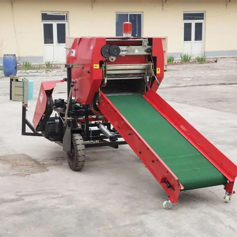 Corn silage round baler automatic silage round baler wrapping machine