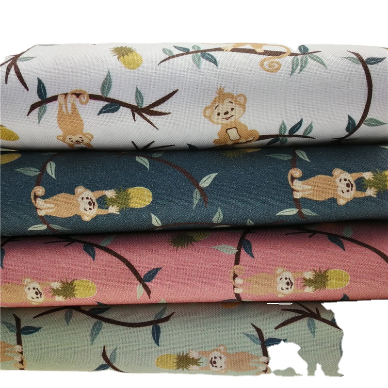Custom Printed Cloth Sewing Quilting Woven Patchwork Fabric 100% Cotton