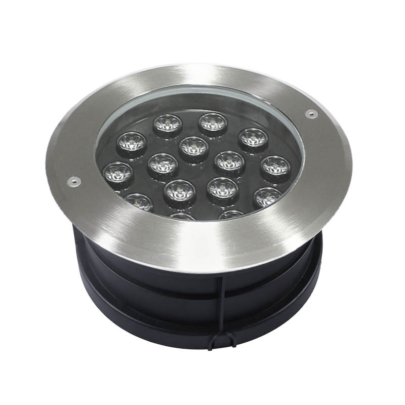 15*1 Вт DMX512 RGB/одноцветная подземная Водонепроницаемая светодиодная лампа 24 В постоянного тока для бассейна
