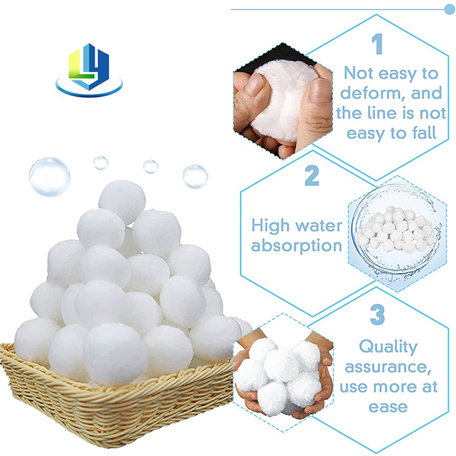 New Technology Natural 700G Vacuum Package 25Kg Sand Replacement Polyester Filter