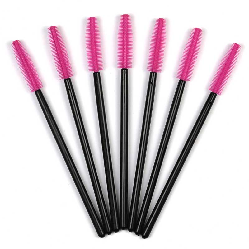 Factory price Colourful Lash Extension Tools Eyelashes Silicone Cosmetic Brush