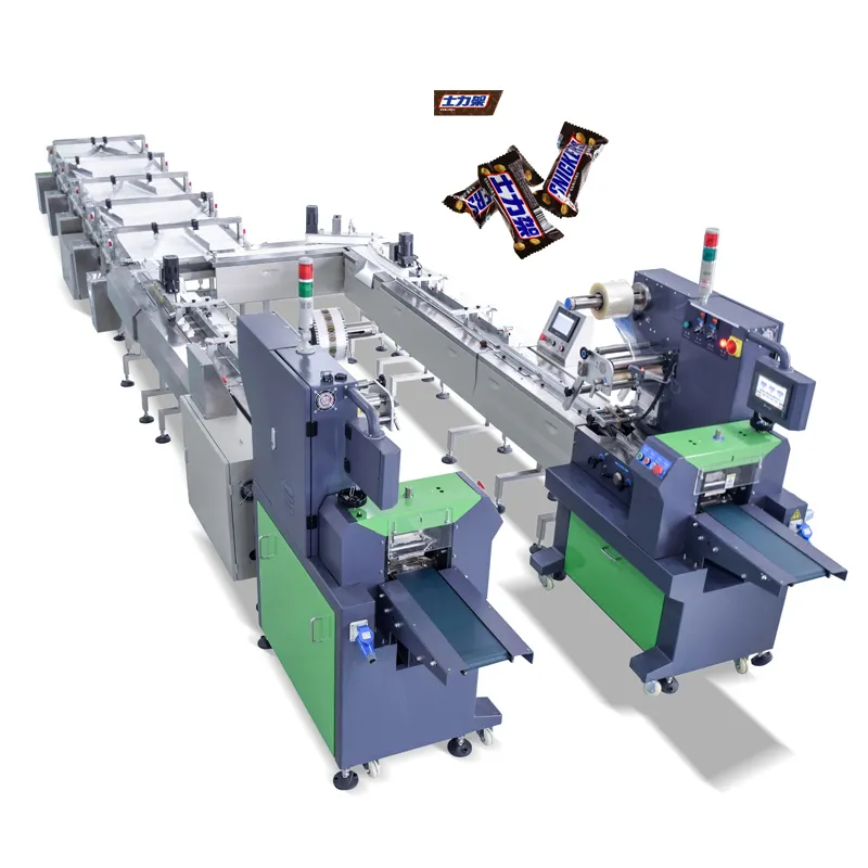 VT-2X full automatic feed systems small packing machine for chocolate/candy/gummy candy